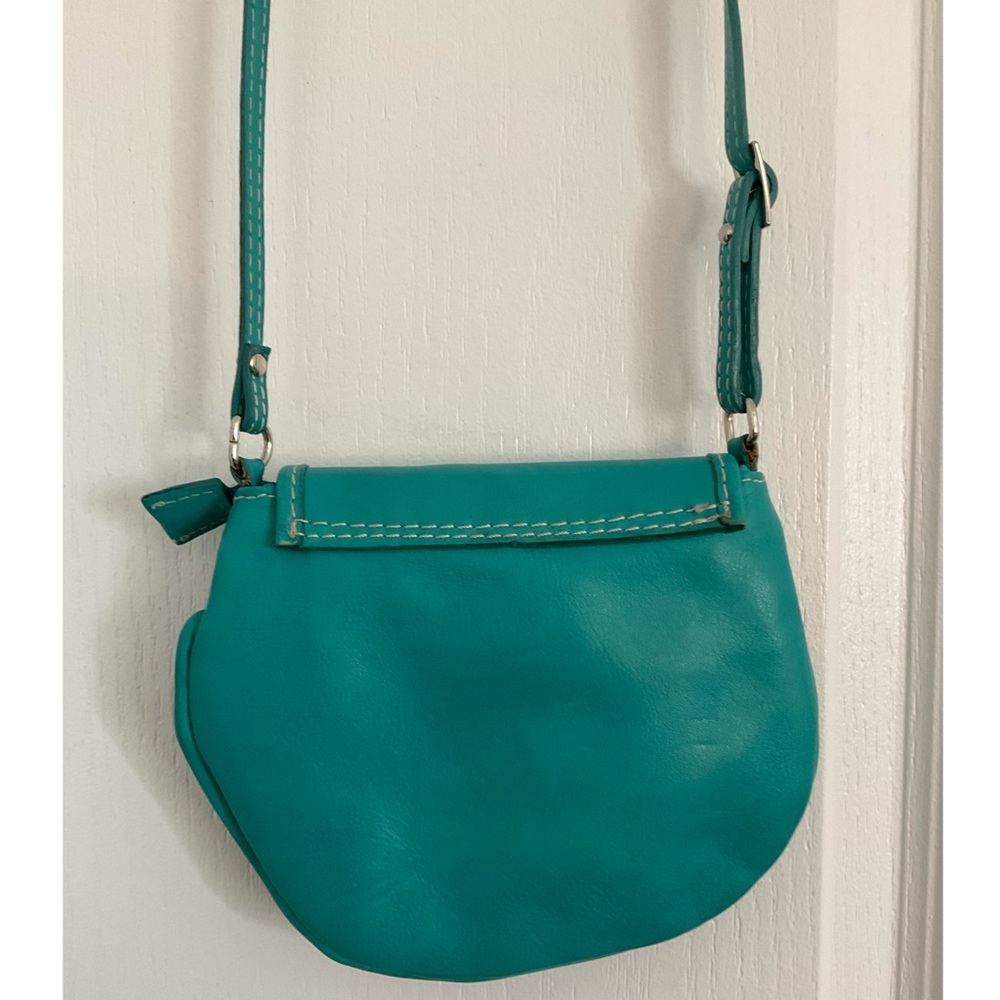 Authentic Italian Small Blue Cross Body Purse - Picture 3 of 3